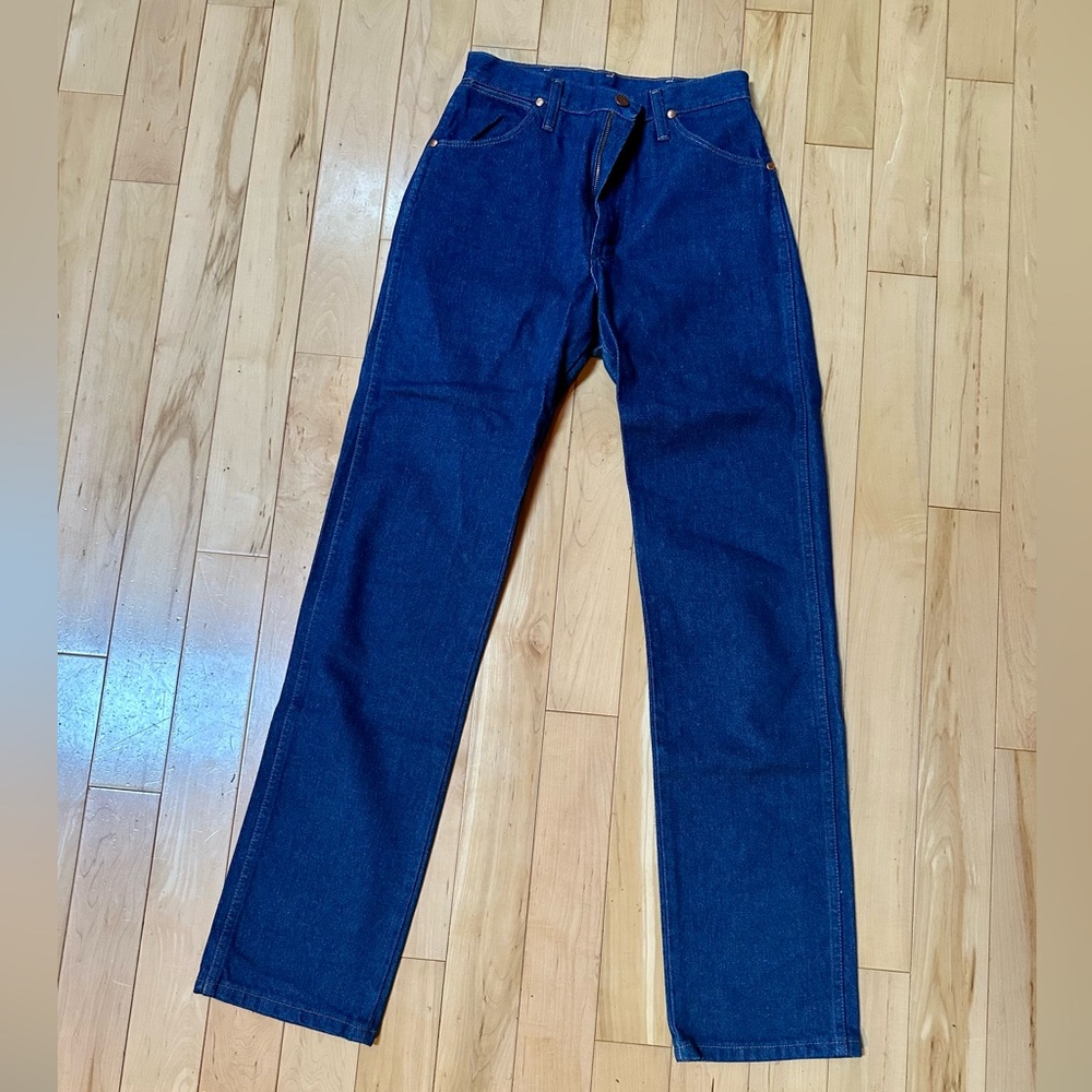 Wrangler Women's Dark Blue Straight Leg Jeans